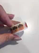 Novedad lindo de dibujos animados cinta de Washi, Kawaii papelería cinta adhesiva de la escuela suministros calcomanías de álbumes de recorte para bricolaje diario decoración cinta
