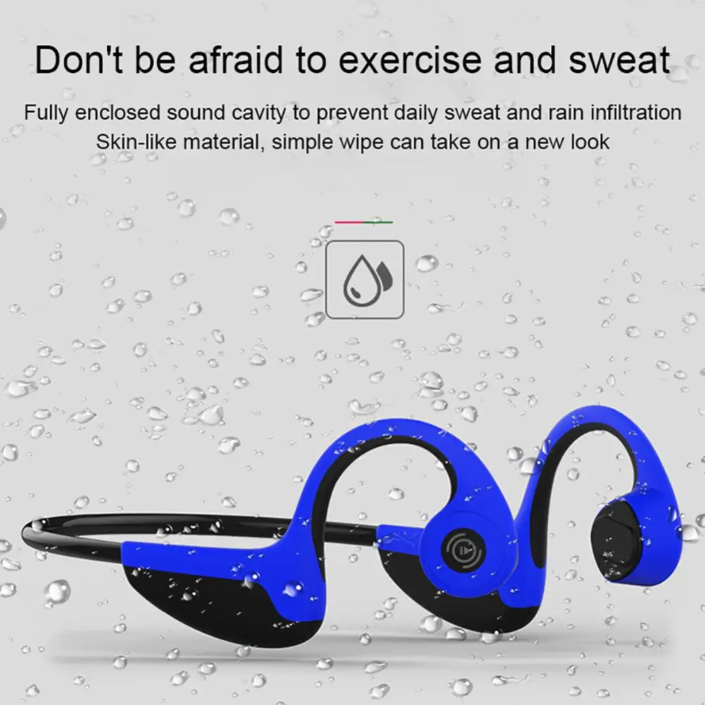 Наушники Z8, Bluetooth 5,0, наушники с костной проводимостью, Беспроводные спортивные наушники, гарнитура с поддержкой Hands-free, Прямая поставка
