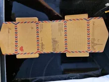 Sobres Retro de papel Kraft clásico, Mini sobres Kawaii de papelería de dibujos animados, regalos de Sobre Carta