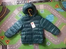 Chaqueta de invierno ultraligera para niñas, prendas de vestir con capucha, mono de nieve para niño, ropa de 2 a 8 años, 2020