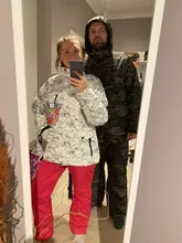 Jacket Suit Pants Skiing-Gloves Snowboard Winter Women Waterproof Plus-Size New Warm