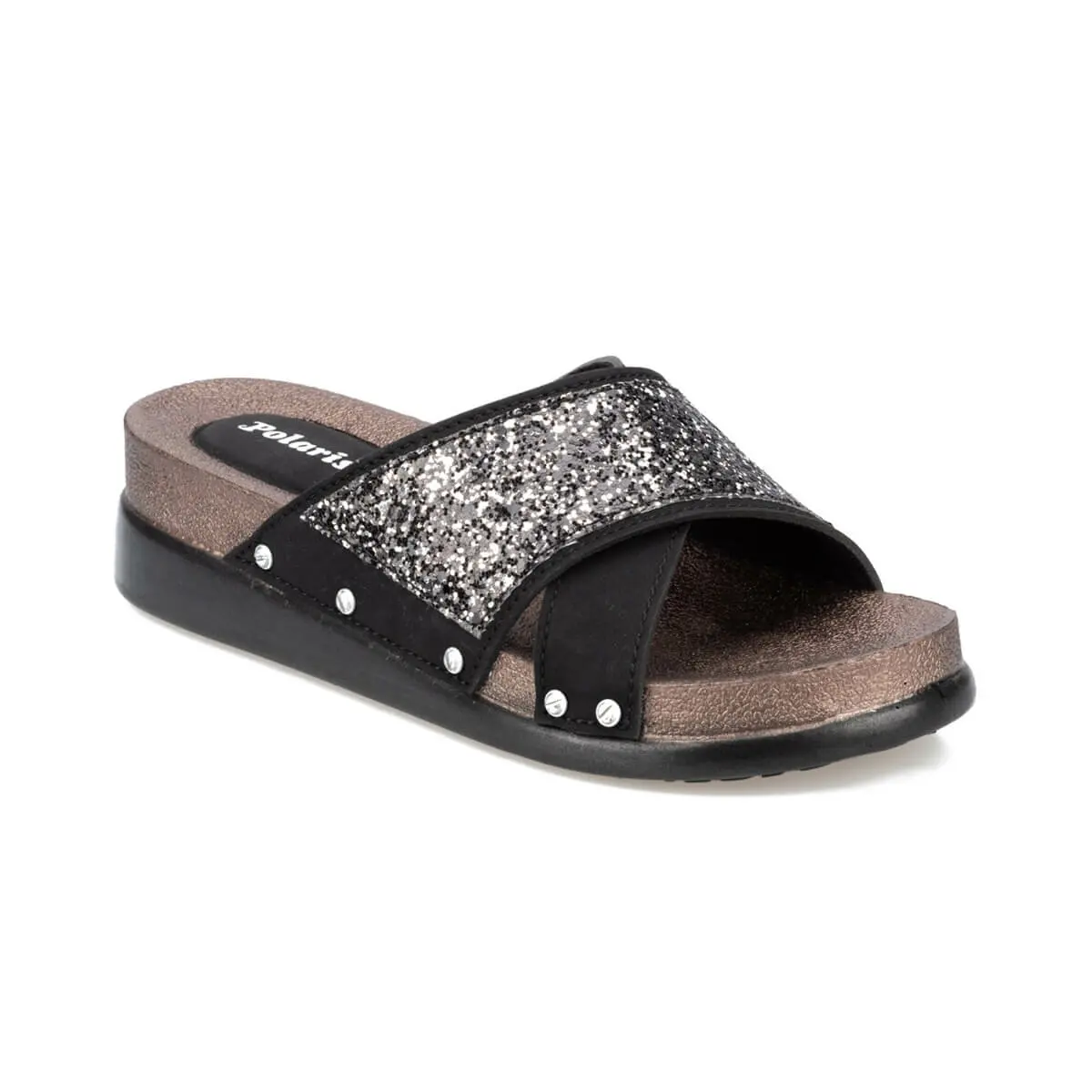 

FLO 91.313581.Z Black Female Slippers Polaris