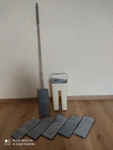 Mop Spray Cleaning-Cloth Fiber Spin-Mop Lazy-Fellow Wooden Floor Kitchen Magic Hand-Washing