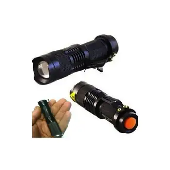 

Mini tactical flashlight military LED 5000 lumens zoom aluminum camping hiking