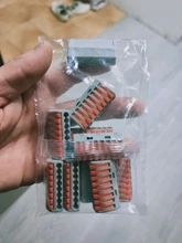 Cable-Connectors Splicing Push-In-Terminal-Block Fast-Wire Mini SPL-2/3 Compact Spring