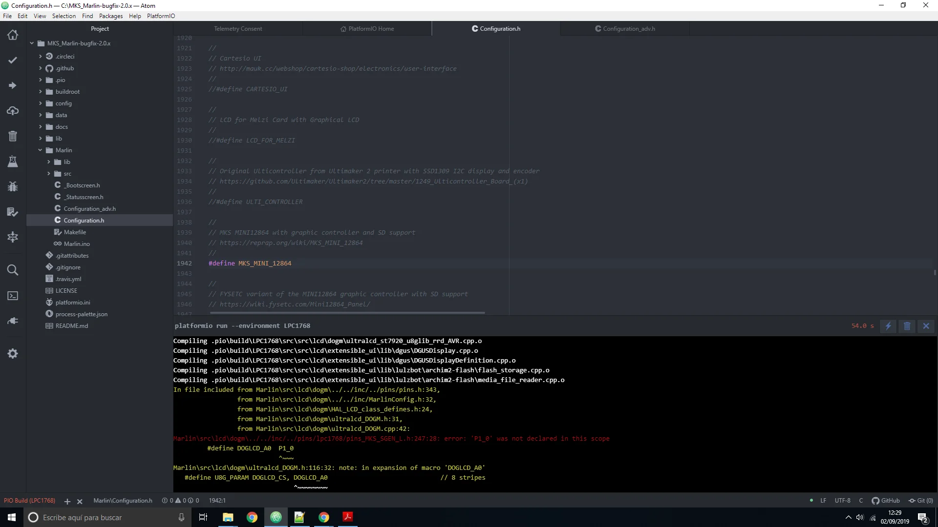 [BUG] Error found MKS LCD 12864a · Issue #15152 · MarlinFirmware/Marlin ...