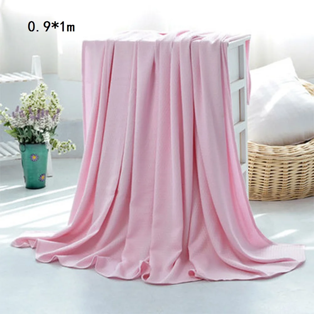 0.9X 1m Light pink Одеяло из бамбукового волокна, фланелевое одеяло для дивана, дивана, кровати, самолета, путешествия, плед, Виктория, ТВ, одеяло - Цвет: 0.9X 1m Light pink