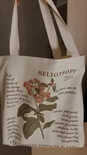 Canvas Bag Tote-Bags Shopping-Shopper Fashion Cotton Womens Literary Retro Ladies Letter