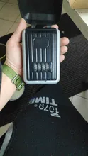 Caja de Metal resistente a la intemperie para guardar llaves, caja de almacenamiento antirrobo con contraseña montada en la pared, combinación de 4 dígitos para exteriores