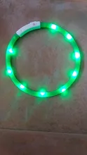 Collares de luz LED para perros de compañía, collares luminosos recargables y parpadeantes para perros de noche, Collar luminoso USB, decoración para el cuello que brillan en la oscuridad