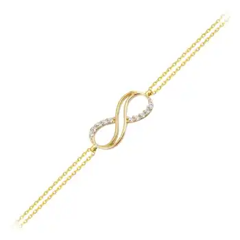 

Infinity Fine Gold Bracelet 03-410-9500015789