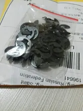 E-Clip Washer Shaft-Fastener Retaining-Ring Steel Black M4 M9 M2 M6 M5 M7 M3 M8 M1.5
