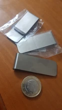 Clip de Metal de acero inoxidable para billetes, Clip para cartera, Collar, BILLETERA, efectivo, ID, tarjeta de crédito, tres colores, 2018