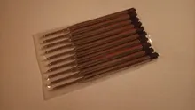 10 unids/lote, (negro) recambio de bolígrafo para, nuevo diseño varillas de bolígrafo/precio al por mayor recambio de bolígrafo de gel de metal de lujo
