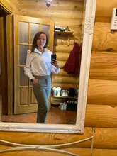 Turtleneck Blouse Puff-Sleeve White Shirt Ladies Top OOTN Office Elegant Casual Solid