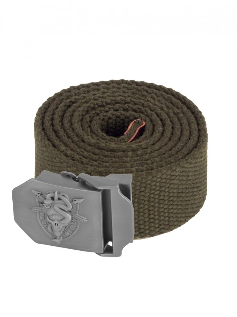 Ремень тактический нейлоновый ARMY OPERATOR BELT пряжка SKULL SNAKE цвет Олива СК-00002686 (В) |