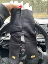 Warmom-calcetines largos con estampado de corona de algodón para niñas, medias suaves hasta la rodilla, a la moda, gran oferta, para primavera y otoño de 2 a 6 años