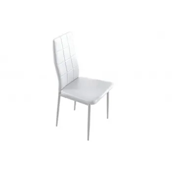 

Pack 4 chairs Laia imitation leather white or gray