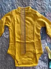 Body de manga larga para bebé recién nacido, disfraz de algodón, mono Unisex con cierre lateral y cuello alto de 3 a 24M, ropa de diseño