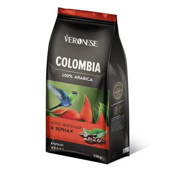 

Coffee Veronese "Colombia", in grains, 200 gr