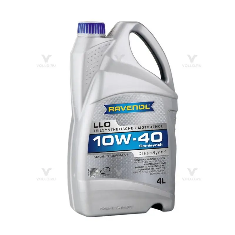 Моторное масло RAVENOL LLO SAE 10W-40 4 л