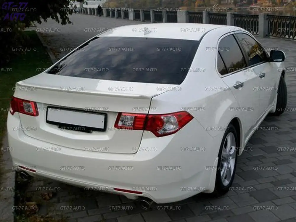 Спойлер на крышке багажника чехол для Honda Accord 8 2008-2012 саблей внешний материал АБС-пластик Стайлинг тюнинг коврик