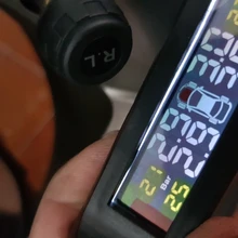Sistema de control de presión de neumáticos TPMS para coche inteligente, pantalla LCD Digital, sistemas de alarma de seguridad de coche, advertencia de temperatura, ahorro de combustible