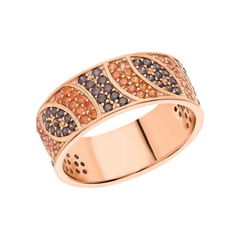 

Silver ring with cubic zirconia sunlight sample 925