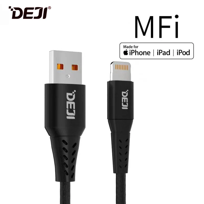 DEJI MFI USB кабель для iphone 11 xr xs max ipad 2 4 быстрое зарядное устройство 7 8 X Дата se зарядный