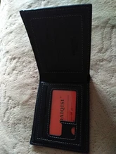 Billetera de cuero de negocios para Hombre, Billetera de marca de lujo, monedero delgado para Hombre, Billetera delgada para tarjetas de crédito, Portafoglio