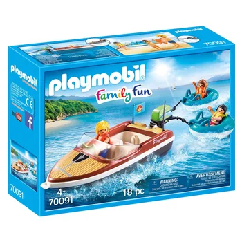 

Playset Family Fun Boat With Floats Playmobil 70091 (18 pcs)