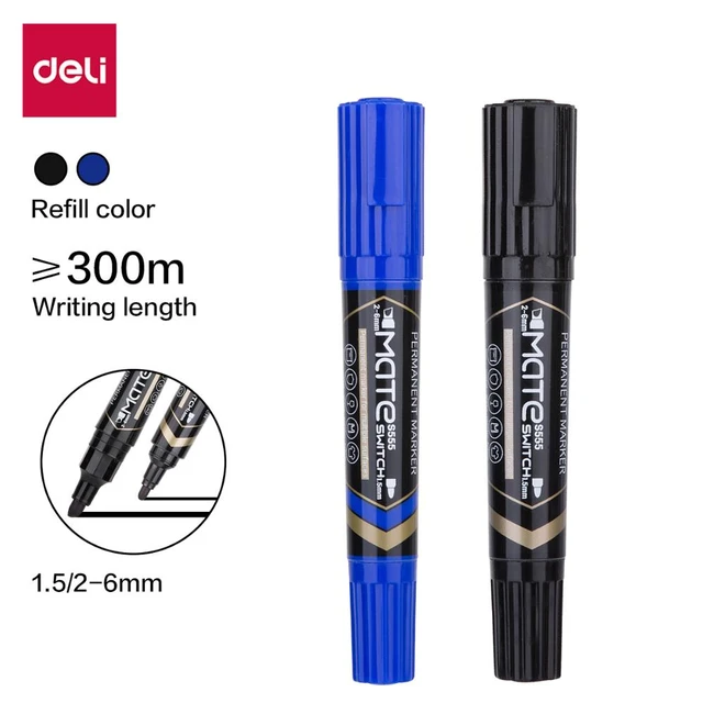 10pcs Oil-Based Marker Black Waterproof Big-head Logistics Pen Quick-dry  Non-erasable Marker Waterproof Marker Shipping Mark Pen - AliExpress