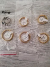 Anillo de compromiso dorado de lujo para pareja, joyería fina de estilo Simple a la moda, regalo de aniversario para hombre y mujer