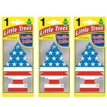 Маленькие деревья Vanila Pride освежитель автомобилей американский флаг