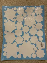 36pcs/lot White Snowflake Christmas Wall Stickers Glass Window Sticker Christmas Decorations