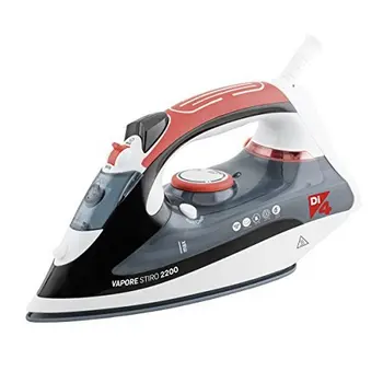 

Steam Iron DI4 VAPORE STIRO 280 ml 2200W Black Red