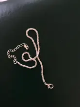 Tobillera fina con cadenas chapadas en plata para mujer y niña, joyería para pies, pulsera para piernas, Tobillera de Prata