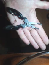 Alicates de pesca, tijeras de línea trenzada, cortador de señuelos, removedor de anzuelos, etc., herramienta de aparejos, pinzas para cortar pescado, tijeras multifuncionales