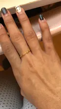 Anillo De Plata De primera ley estilo minimalista para Mujer, sortija, Plata esterlina 925, aniversario, compromiso, chica, joya fina