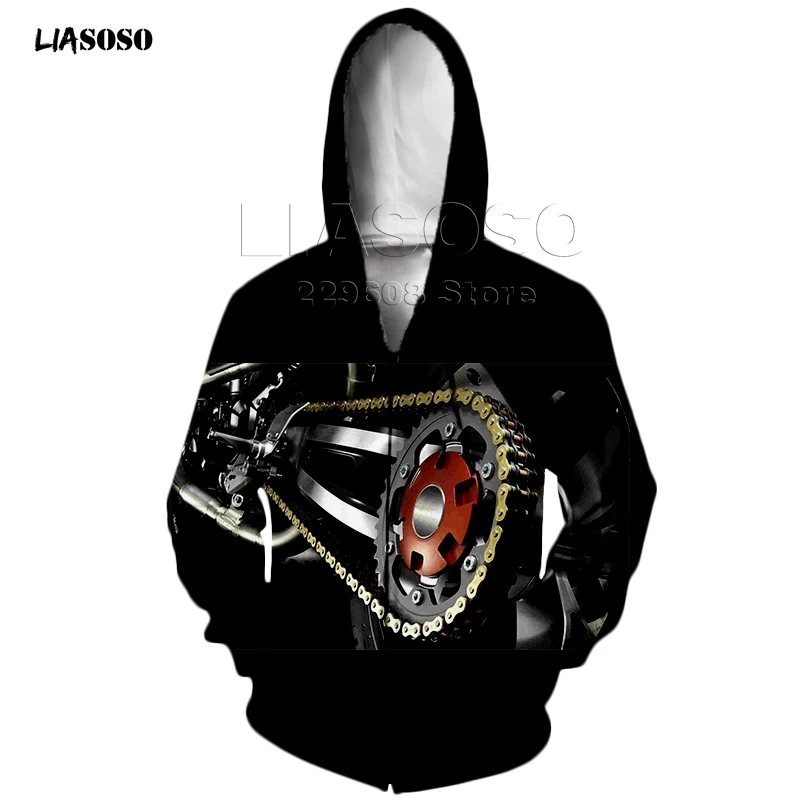 Liasoso 3D Толстовка с принтом для мужчин wo Мужские механические двигатели Топ Модный пляжный костюм жилет аниме уличная куртка с застежкой-молнией и капюшоном Harajuk