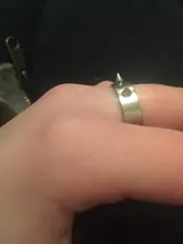 Anillo estilo Punk de acero inoxidable Para defensa propia, joyería de espinas Para Hombres y Mujeres, Joyas Para Hombres y Mujeres