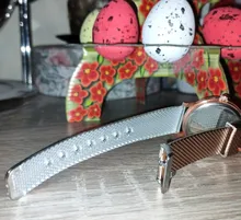 Reloj de cuarzo con esfera de acero inoxidable para Mujer, pulsera informal de lujo con esfera Romana