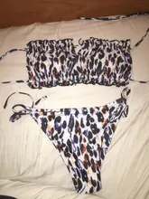 Bandeau Swimsuit Bikini-Set Beachwear Pleated Mini Thong Female Women 