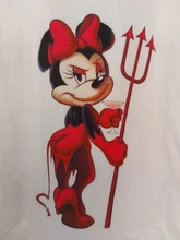 Camisetas con estampado de ratón de Minnie para mujer, camisetas informales de manga corta para niñas pequeñas, ropa a juego familiar de marca de verano