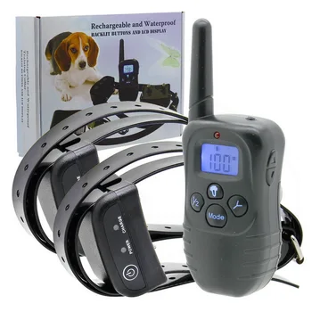 

With 2 Collars For Small/Medium/Large Dogs Anti Bark Shock Control Training Collar 100g2280