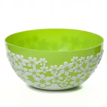 

Salad Bowl round without lid Dolce Vita 1,2 liters (green-white.)