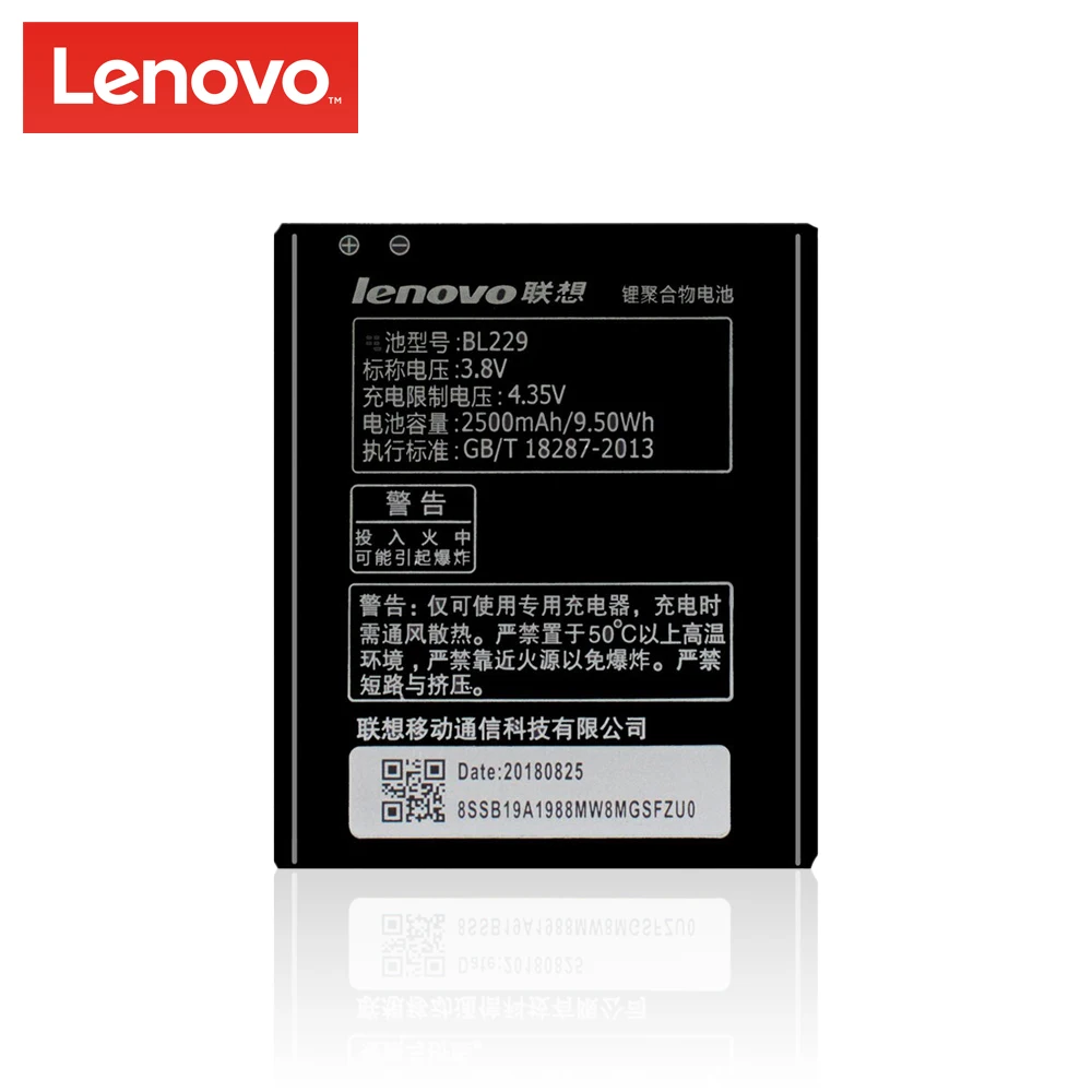 Оригинальный аккумулятор для смартфона Lenovo A8 / A806 A808T (3 8 в 2500 мАч BL229)|Аккумуляторы