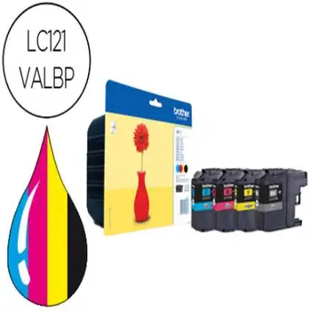 

Ink-jet brother dcp-j132w/152w/552dw/752dw mfc-j470dw/650dw/870dw pack 4 colors-300 pag 72830-LC121VALBP