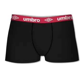 

Boxer shorts Umbro in black color with waist in Red for men