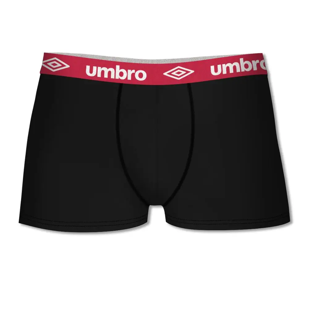 Шорты-боксеры Umbro черного цвета с поясом красного для мужчин | Мужская одежда